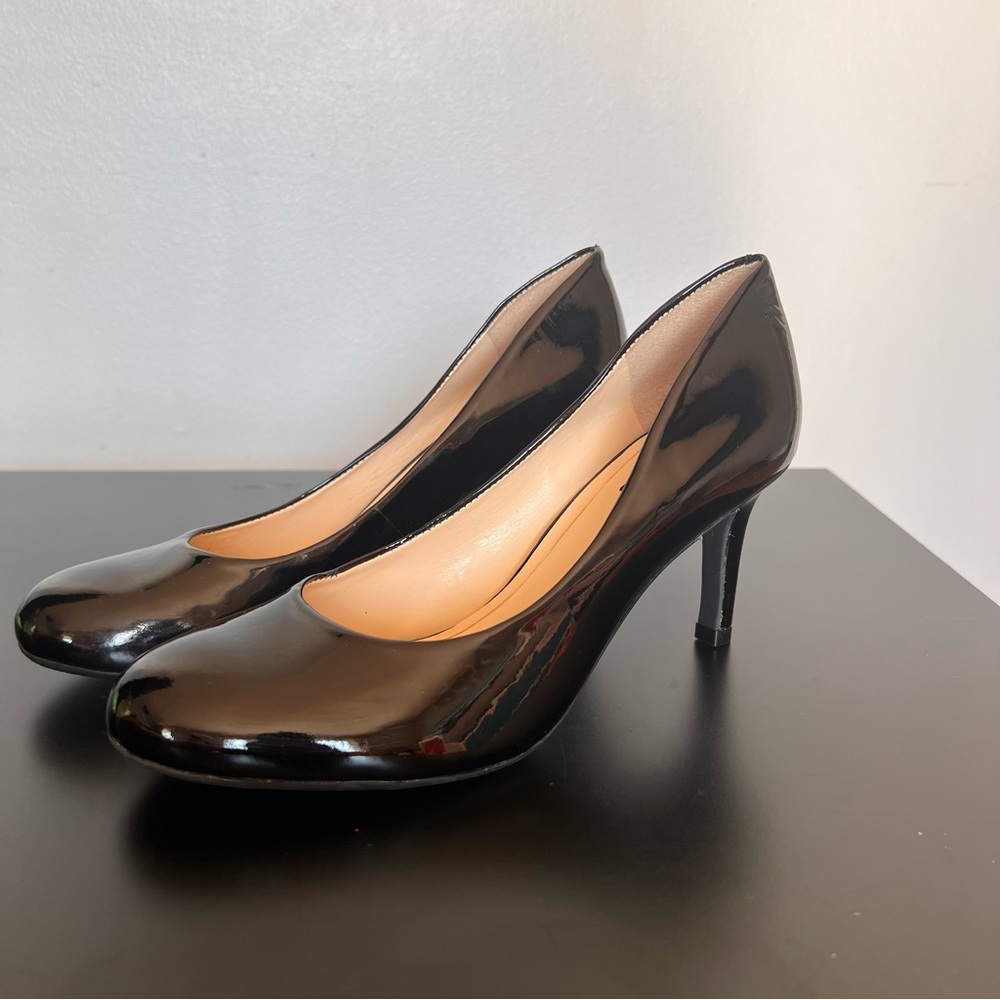 Alex Maire black patent leather pumps size 7.5